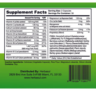 Hair, Skin and Nails Herbasul